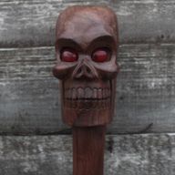 Bastón ceremonial - Cráneo
