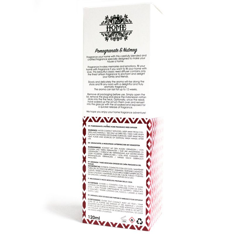 Difusor aromático 120ml - granada y nuez moscada