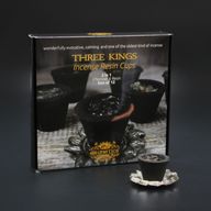 Caja de 12 Copas de Resina - Tres Reyes