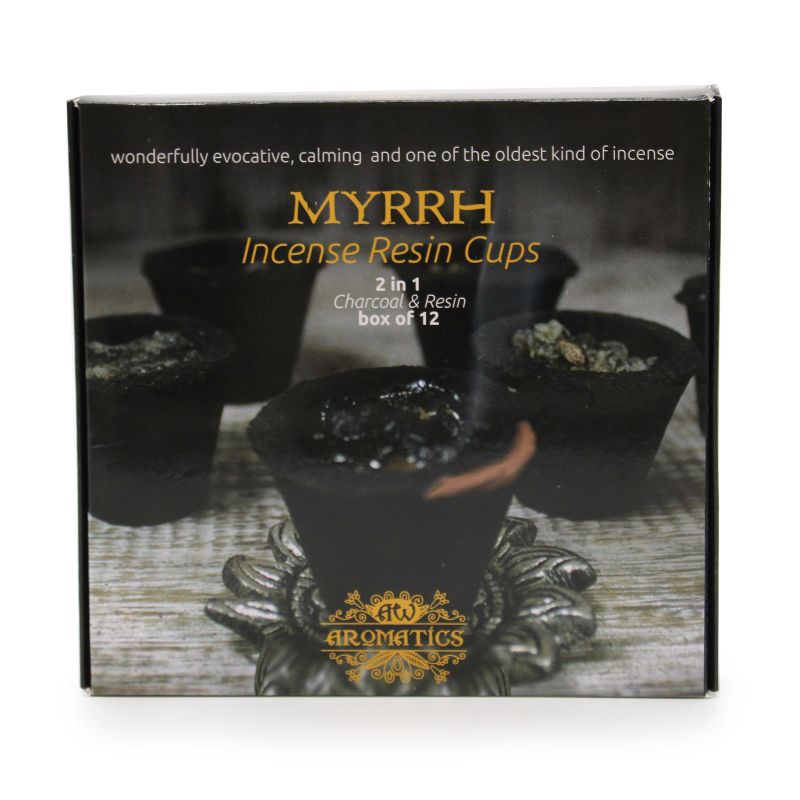 Caja de 12 Copas de resina - Mirra