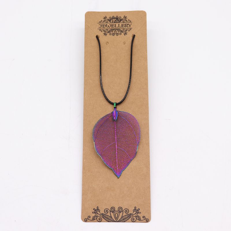 Collar - Hoja de valor - Multicolor
