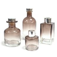 100 ml Botella difusora cuadrada de lengüeta larga - Carbón