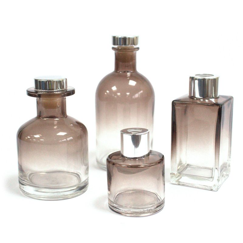 100 ml Botella difusora cuadrada de lengüeta larga - Carbón