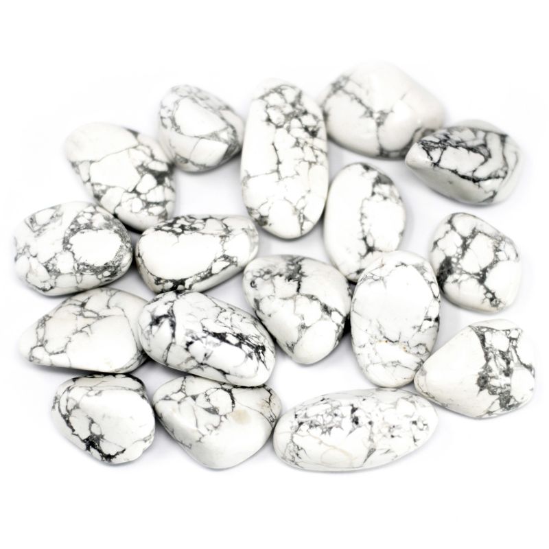 Piedra preciosa africana  / Howlite Blanco