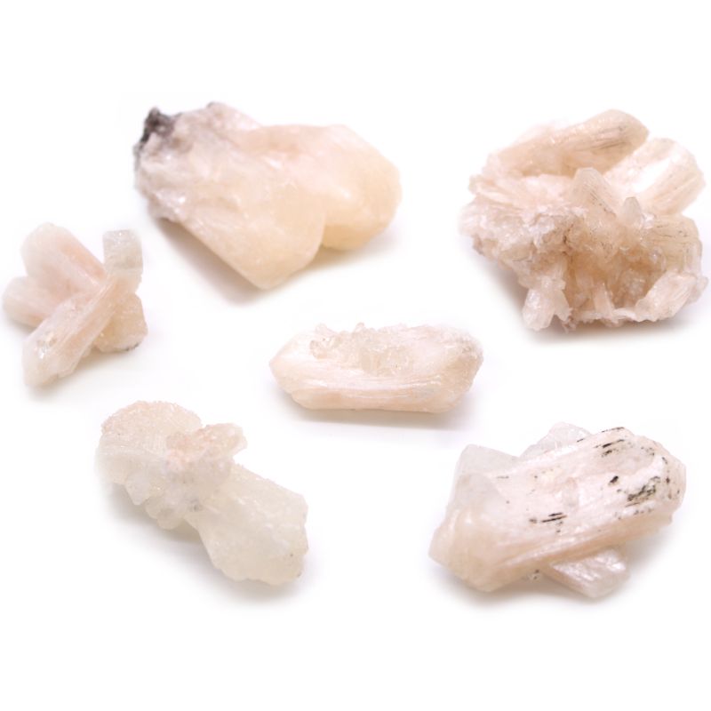 Combinación de Stilbite con Apophyllite 20-30mm