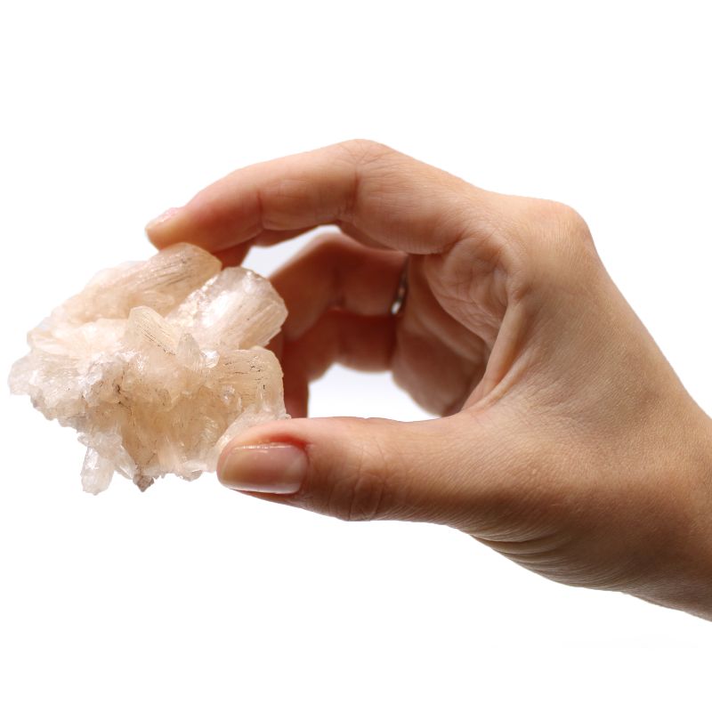 Combinación de Stilbite con Apophyllite 20-30mm