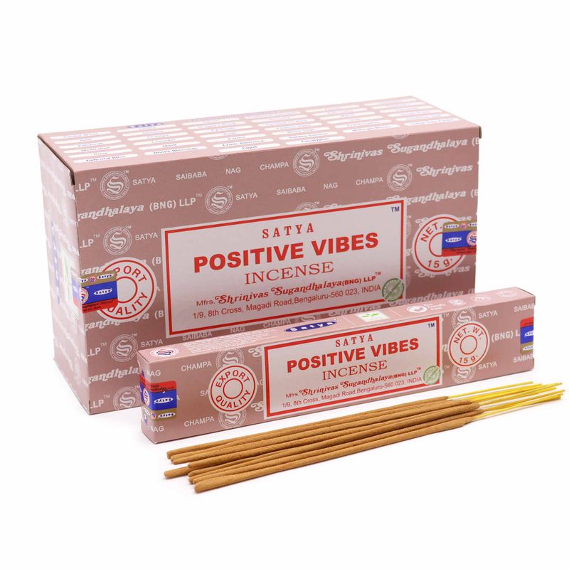 Varillas de Incienso Satya 15gm - Vibras positivas