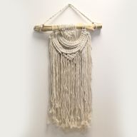 Tapice de Macramé - Tres olas
