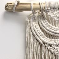 Tapice de Macramé - Tres olas