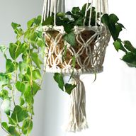 Macetero de Macrame - Doble