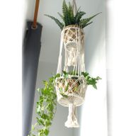 Macetero de Macrame - Doble