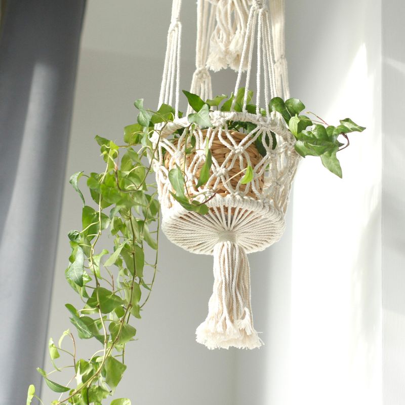 Macetero de Macrame - Doble