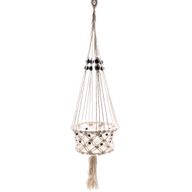 Macetero de Macrame - Gran con Cuentas
