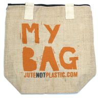 Bolso de yute ecológico - Mi bolsa - (4 diseños surtidos)