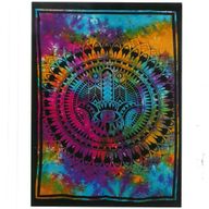 Arte de pared de algodón - Mano de hamsa