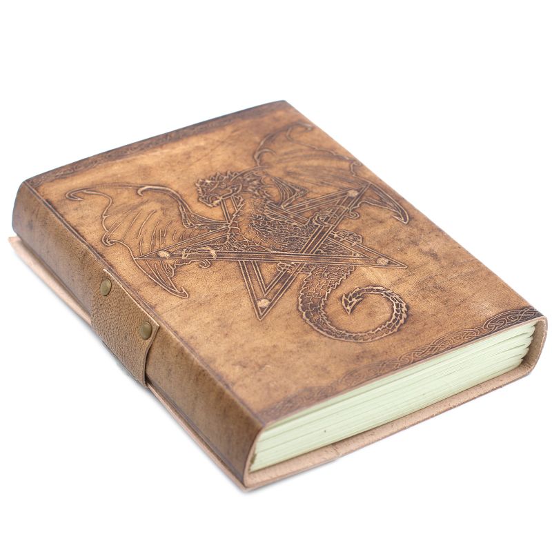 Leather Dragon Notebook  (20x15 cm)