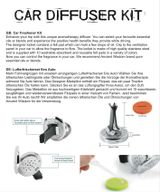 Kit difusor para coche - Ángel - 30mm