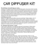 Kit difusor para coche - Estaño yoga chakra - 30mm