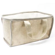 Cesta grande de yute - 33x18x20cm - Natutal