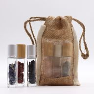 Bolsa Pequeña de Yute Lavada - 10x15cm