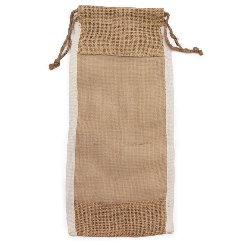 Bolsa Larga de Yute Lavada - 35x15cm