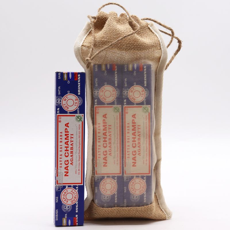 Bolsa Larga de Yute Lavada - 35x15cm