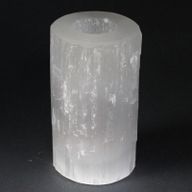 Candelabro Selenita cilindro- 15 cm