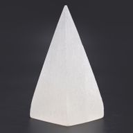 Pirámide de selenita - 10 cm