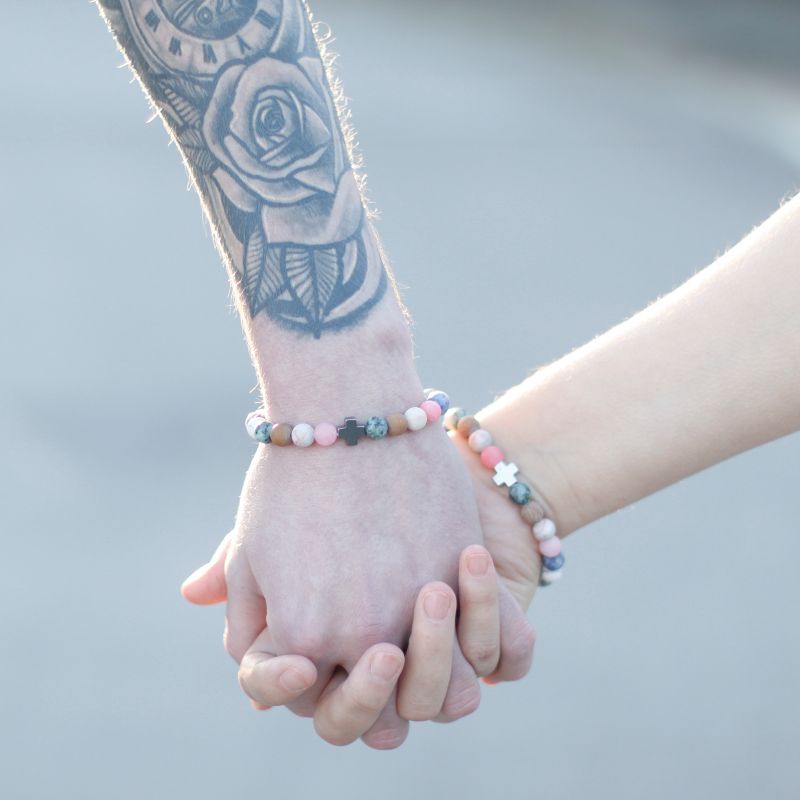 2 Pulseras con Piedras Preciosas - Lealtad