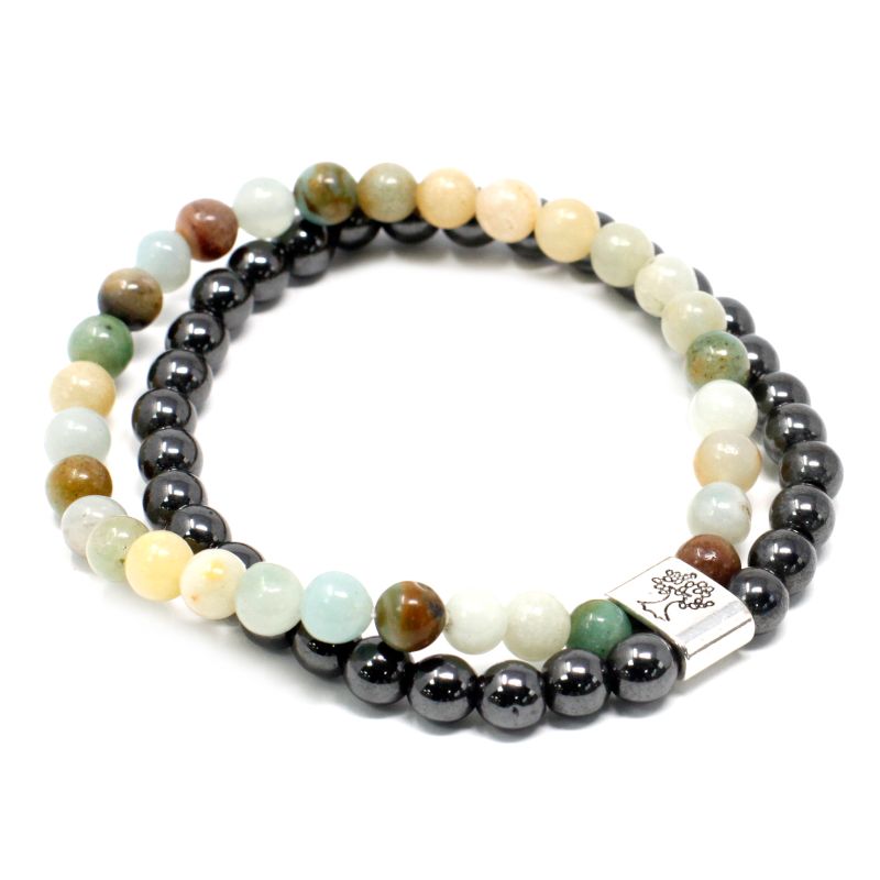 Pulsera de Piedras Preciosas Magnéticas - Amazonite