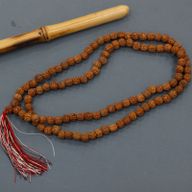 108 Rudraksha Japa Mala - Natural