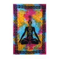 Colcha doble de Algodón - Buda Chakra