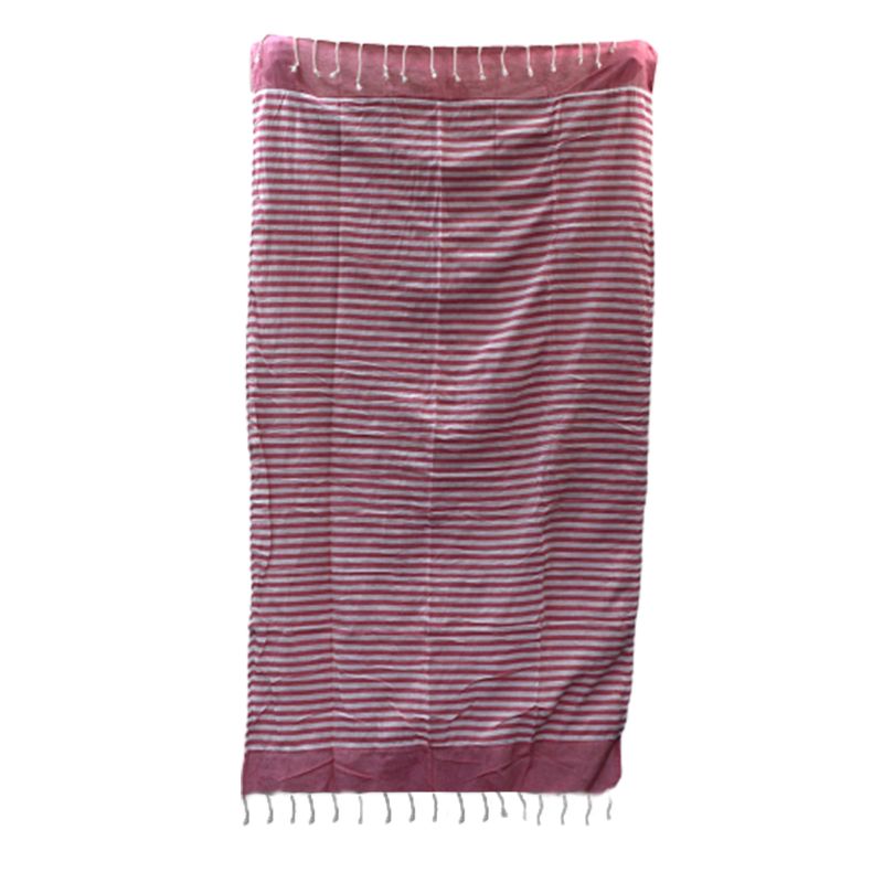 Manta de Algodón Pario - 100x180 cm - Rosa Caliente