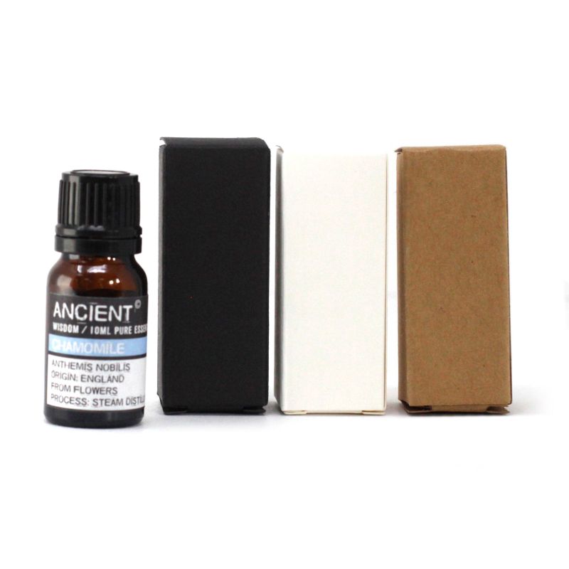Caja para Botella Ámbar 50ml - Negro