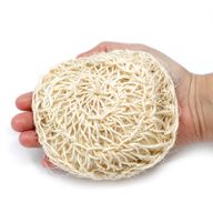 Esponja y exfoliante de sisal - Cojín Exfoliante Redondo Suave