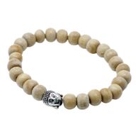 Cuentas de sandalia fragantes y brazalete Buddah