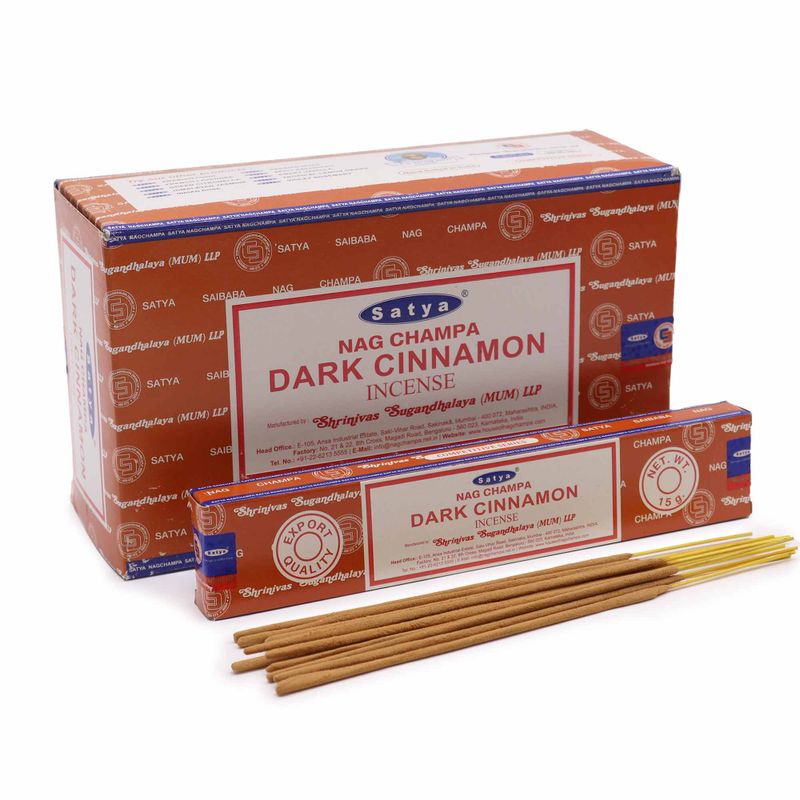 Varillas de Incienso Satya 15g  - Dark Cinammon