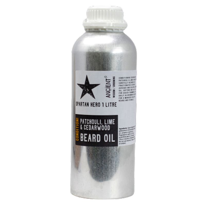 Aceite para Barba de 1 Litro - Hérpe Espartano - ¡Suaviza!