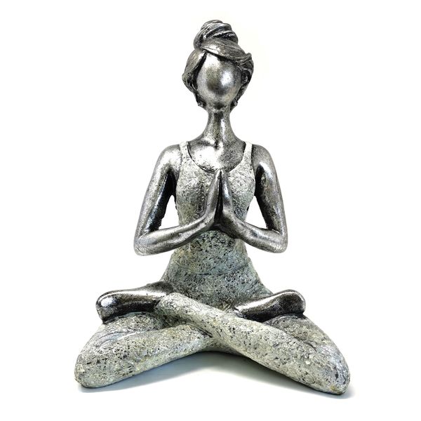 Estatua Feminina de Yoga