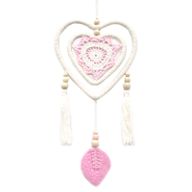 Atrapasueños - Corazón Rosa Mediano
