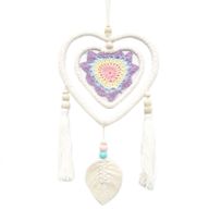 Atrapasueños - Corazón Multicolor Mediano