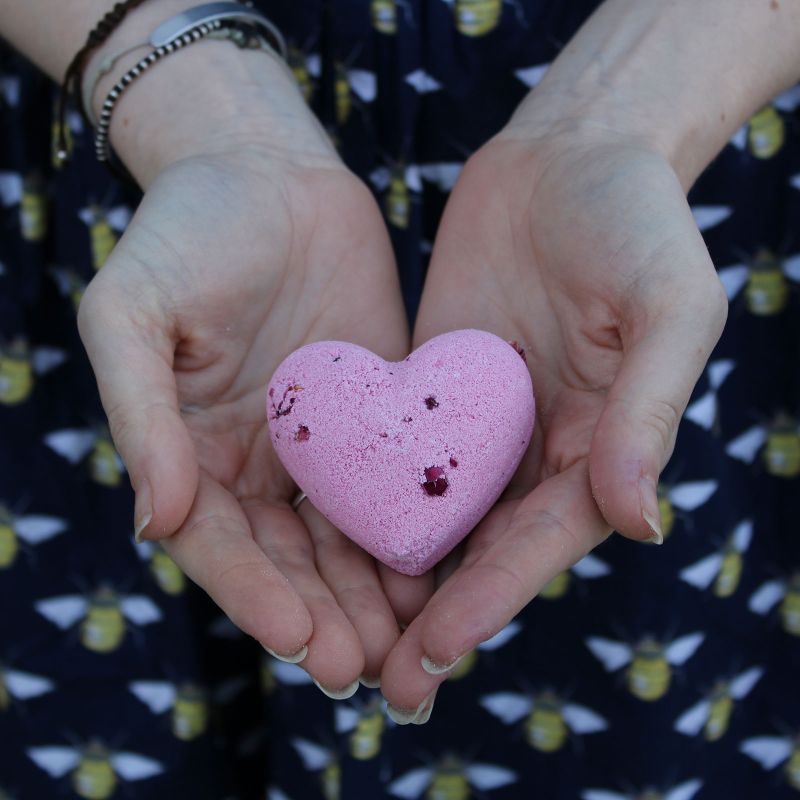 Bombas de Baño Corazón 70g - Ylang & Rose