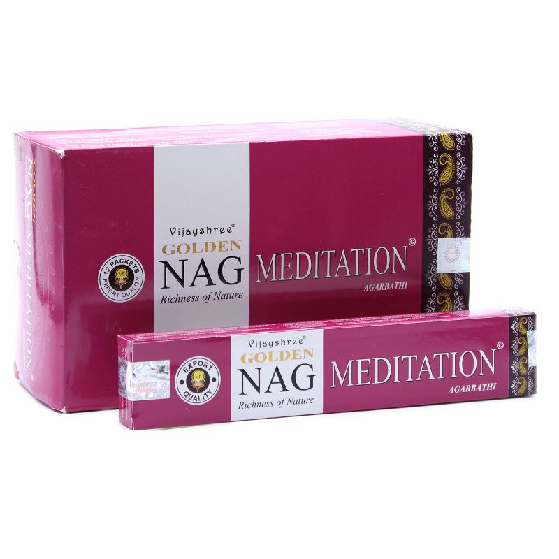 15g Incienso Dorado Nag - Meditación