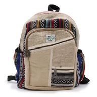 Mochila pequeña de cáñamo - Estilo Zig Zag Zips