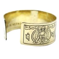Pulsera Tibetana de Latón - Cinco Budas