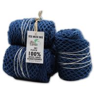 Bolsa de Malla de Algodón Puro - Denim