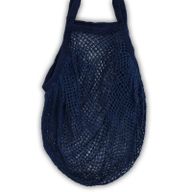 Bolsa de Malla de Algodón Puro - Denim