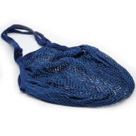 Bolsa de Malla de Algodón Puro - Denim