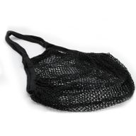 Bolsa de Malla de Algodón Puro - Negro