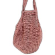 Bolsa de Malla de Algodón Puro - Rosa